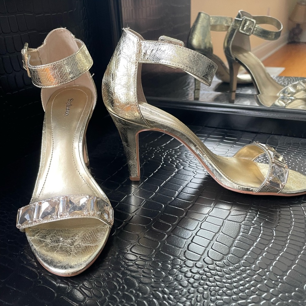 Style & Co. Women's Shoes Payceef Open Toe Casual Ankle Strap Size 8
